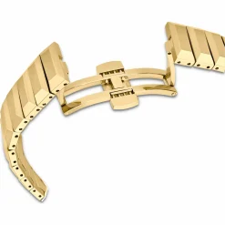 Swarovski Uhr Unisex Dextera 3‑Hand 37 mm Metallarmband Gold‑Plattiert 5635450