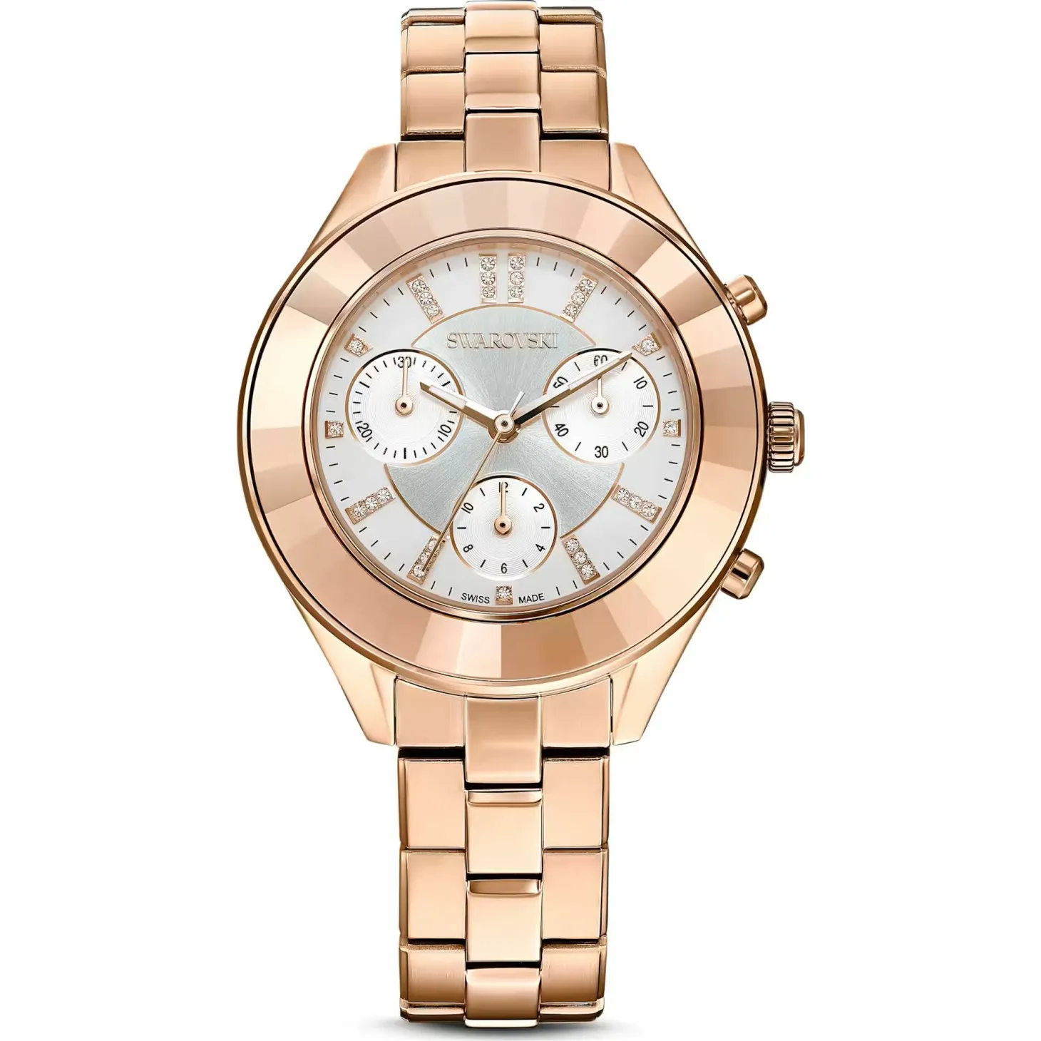 Swarovski Uhr Unisex Octea Lux Sport Chronograph 37 mm Roségold 5612194
