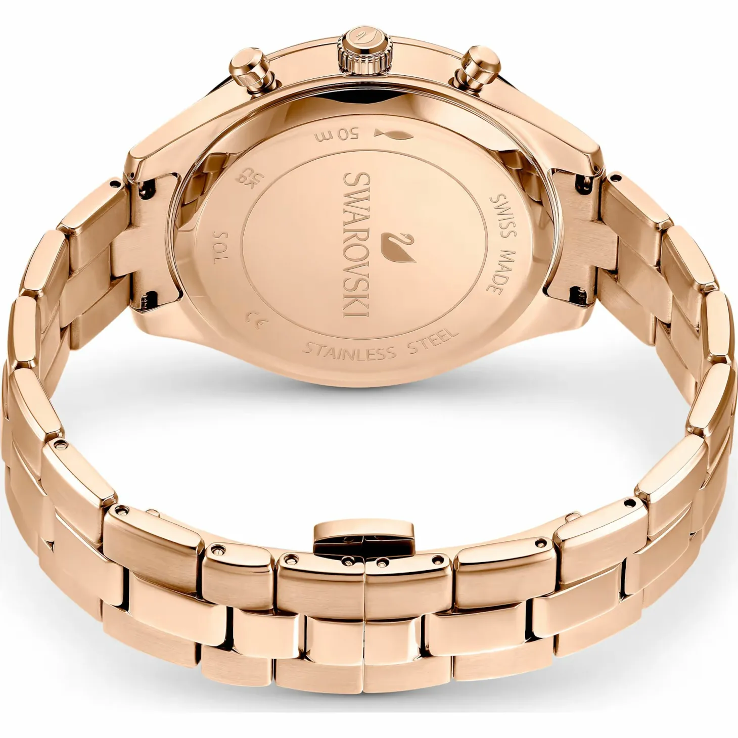 Swarovski Uhr Unisex Octea Lux Sport Chronograph 37 mm Roségold 5612194