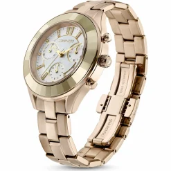 Swarovski Uhr Unisex Octea Lux Sport Chronograph 37 mm Gold‑Tone PVD 5610517