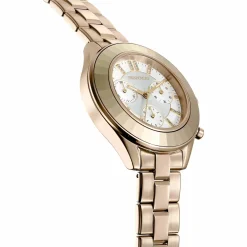 Swarovski Uhr Unisex Octea Lux Sport Chronograph 37 mm Gold‑Tone PVD 5610517