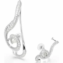 Swarovski Unisex Ariana Grande x Swarovski Ohrclips Music Note Weiß Rhodiniert 5720866