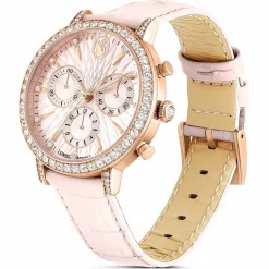 Swarovski Unisex Matrix Tennis Chrono Uhr Pink/Roségold 5698300