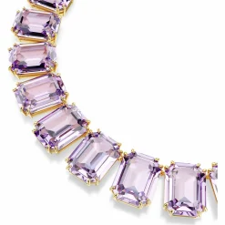 Swarovski Unisex Millenia Tennis-Halskette Violett 5715330