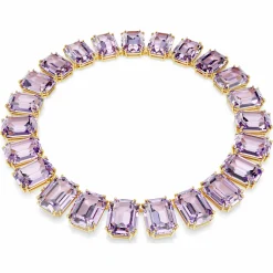 Swarovski Unisex Millenia Tennis-Halskette Violett 5715330