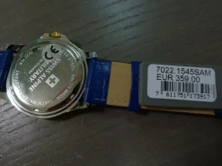 Swiss Alpine Military Herren Armbanduhr 42 mm Armband Leder 7022.1545