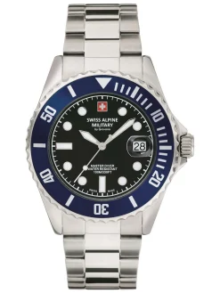 Swiss Alpine Military Herren Armbanduhr Master-Diver Analog Quarz 7053.1136
