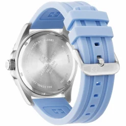 Swiss Alpine Military Herren Armbanduhr Taucheruhr Raptor hellblau 7029.1831