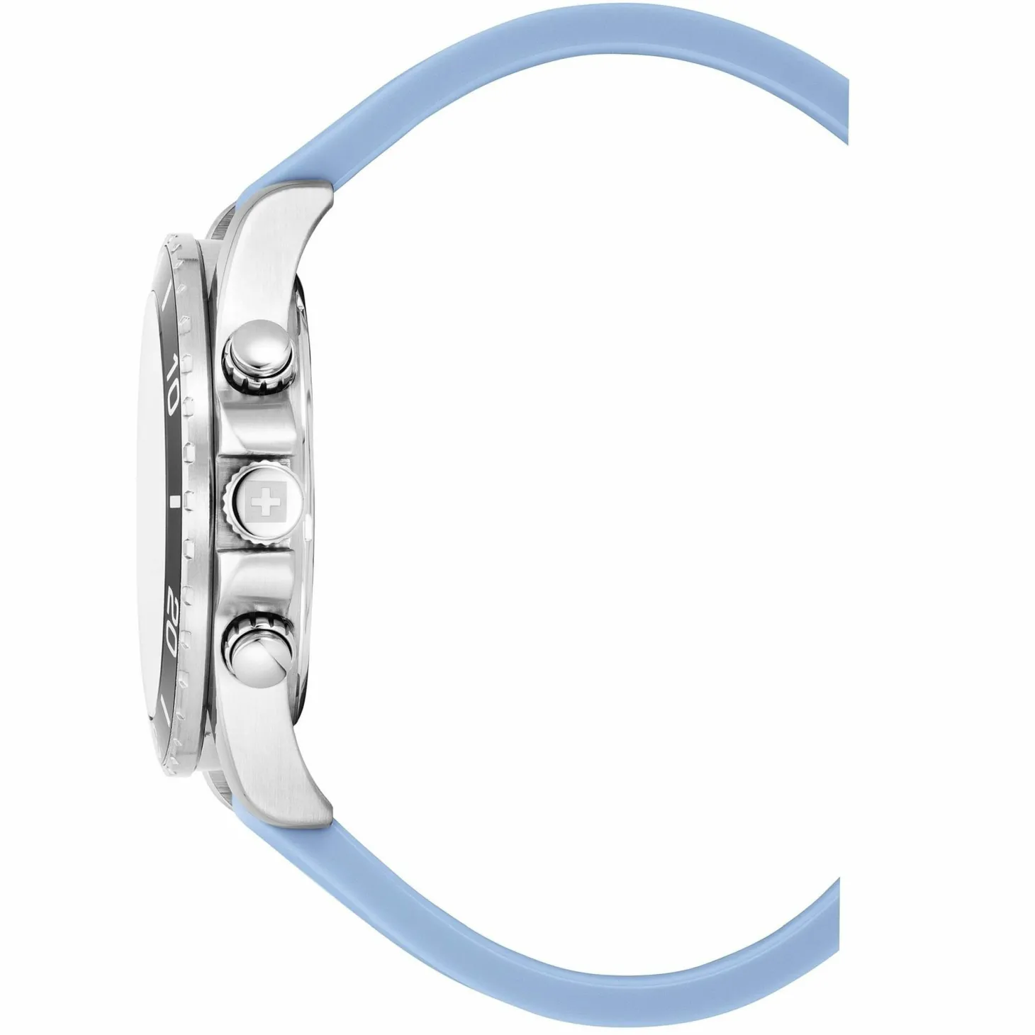 Swiss Alpine Military Herren Armbanduhr Chronograph Raptor hellblau 7029.9831