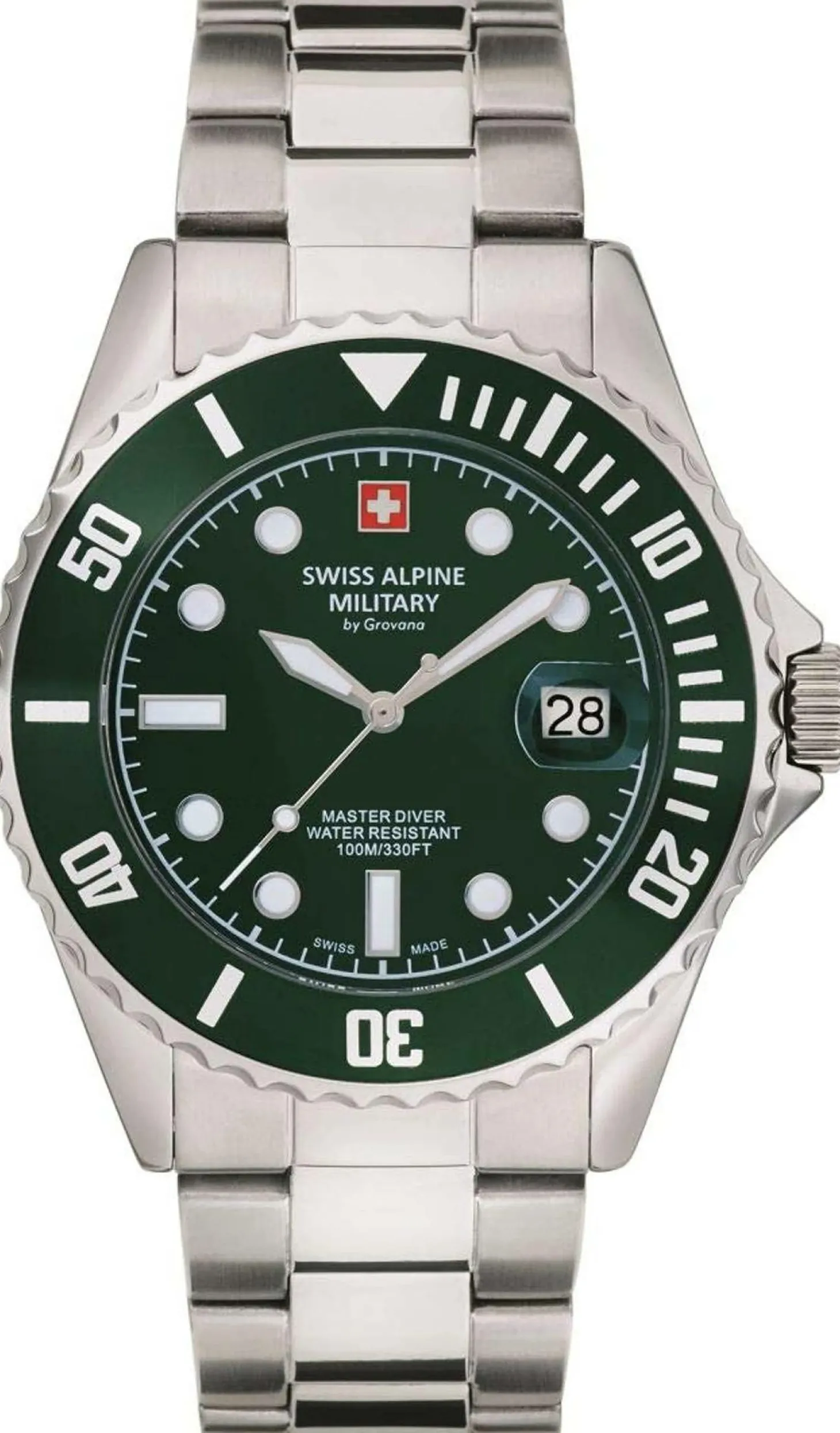 Swiss Alpine Military Herren Armbanduhr Edelstahl 7053.1134