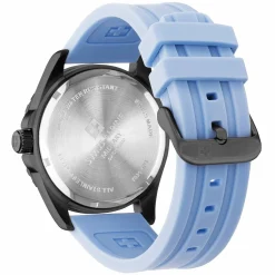 Swiss Alpine Military Herren Armbanduhr Taucheruhr Raptor hellblau 7029.1871