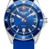 Swiss Alpine Military Herrenuhr für Herren, Modell Sierra, silber-blau, Artikelnummer 7034.183