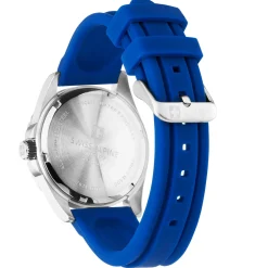 Swiss Alpine Military Herrenuhr für Herren, Modell Sierra, silber-blau, Artikelnummer 7034.183