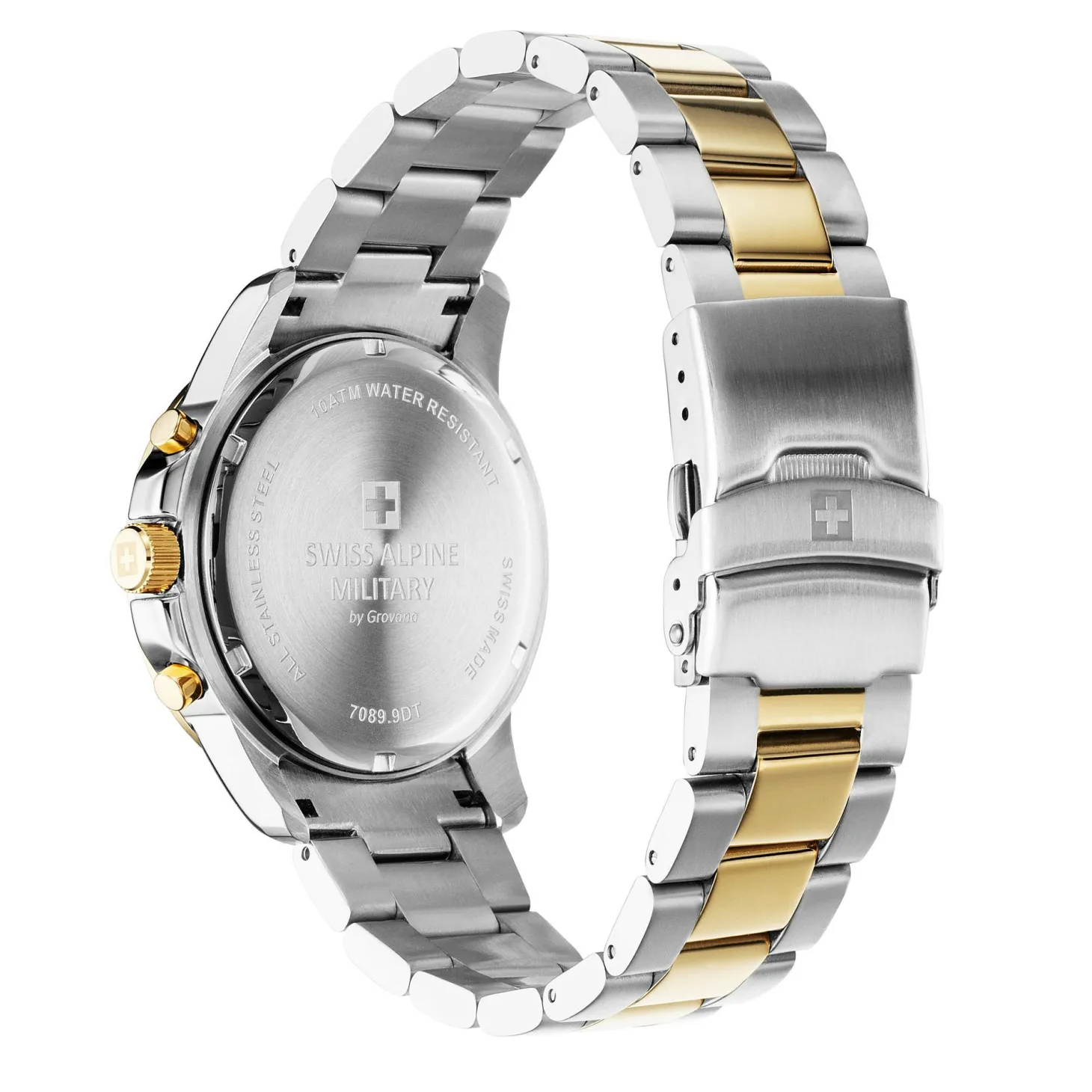 Swiss Alpine Military Herren Armbanduhr Douglas Edelstahl Armband 7089.9142