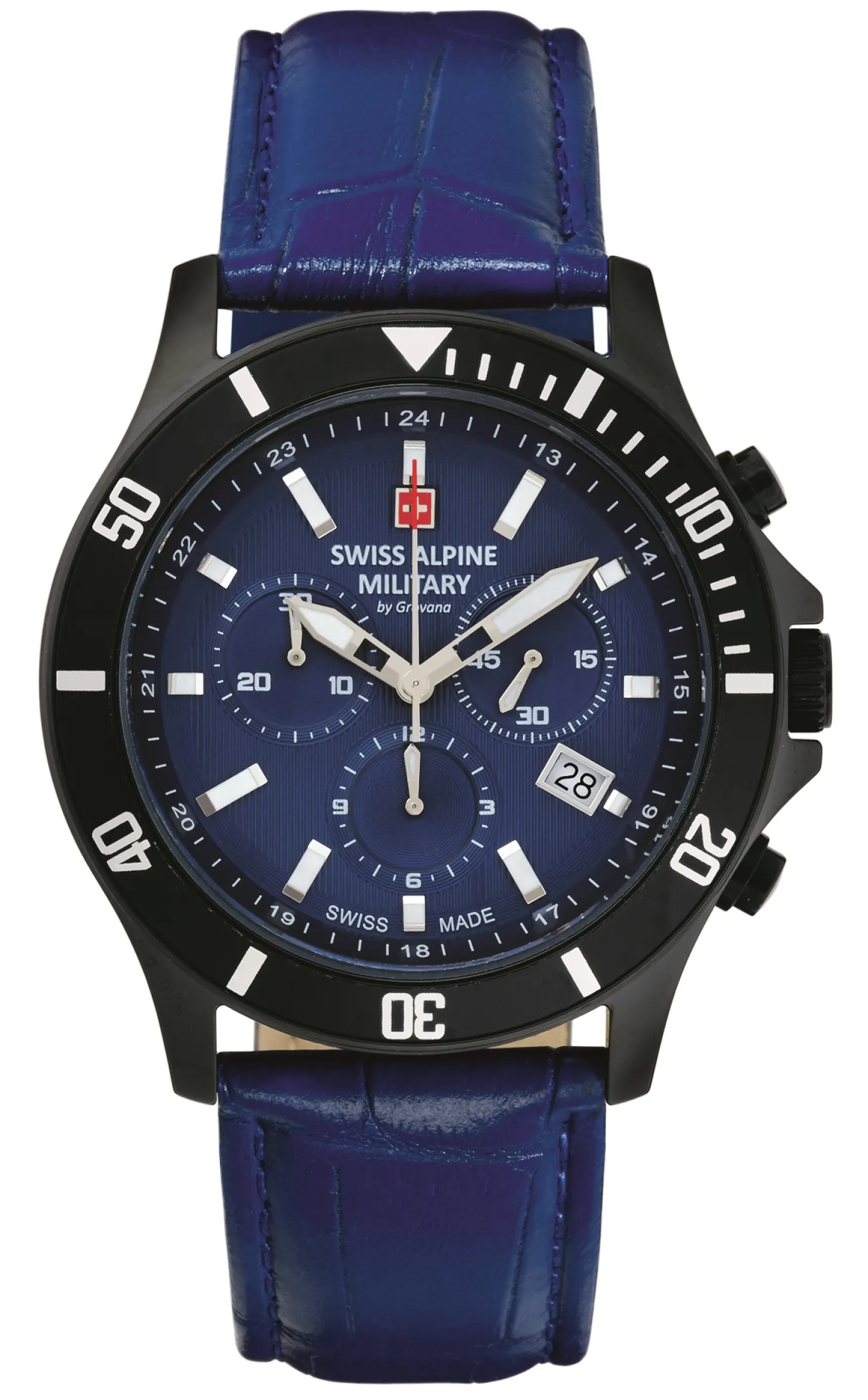 Swiss Alpine Military Herren Armbanduhr 42 mm Armband Edelstahl 7022.9575