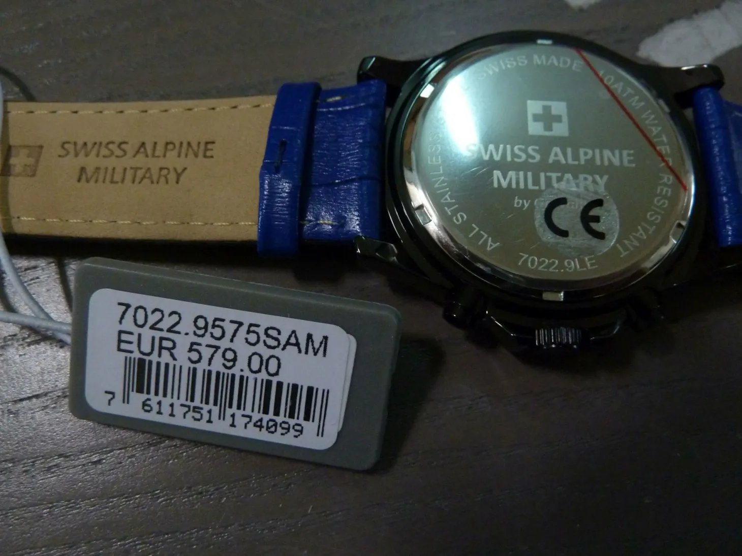 Swiss Alpine Military Herren Armbanduhr 42 mm Armband Edelstahl 7022.9575