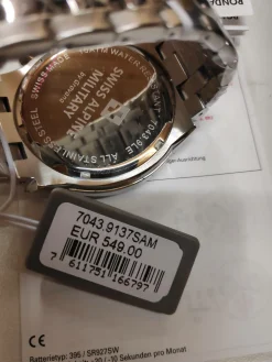 Swiss Alpine Military Herren Armbanduhr Chronograph Quarz 10ATM Swiss Made Star Fighter 7043.9137