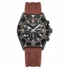 Swiss Alpine Military Herren Armbanduhr Chronograph Raptor bordeaux 7029.9876