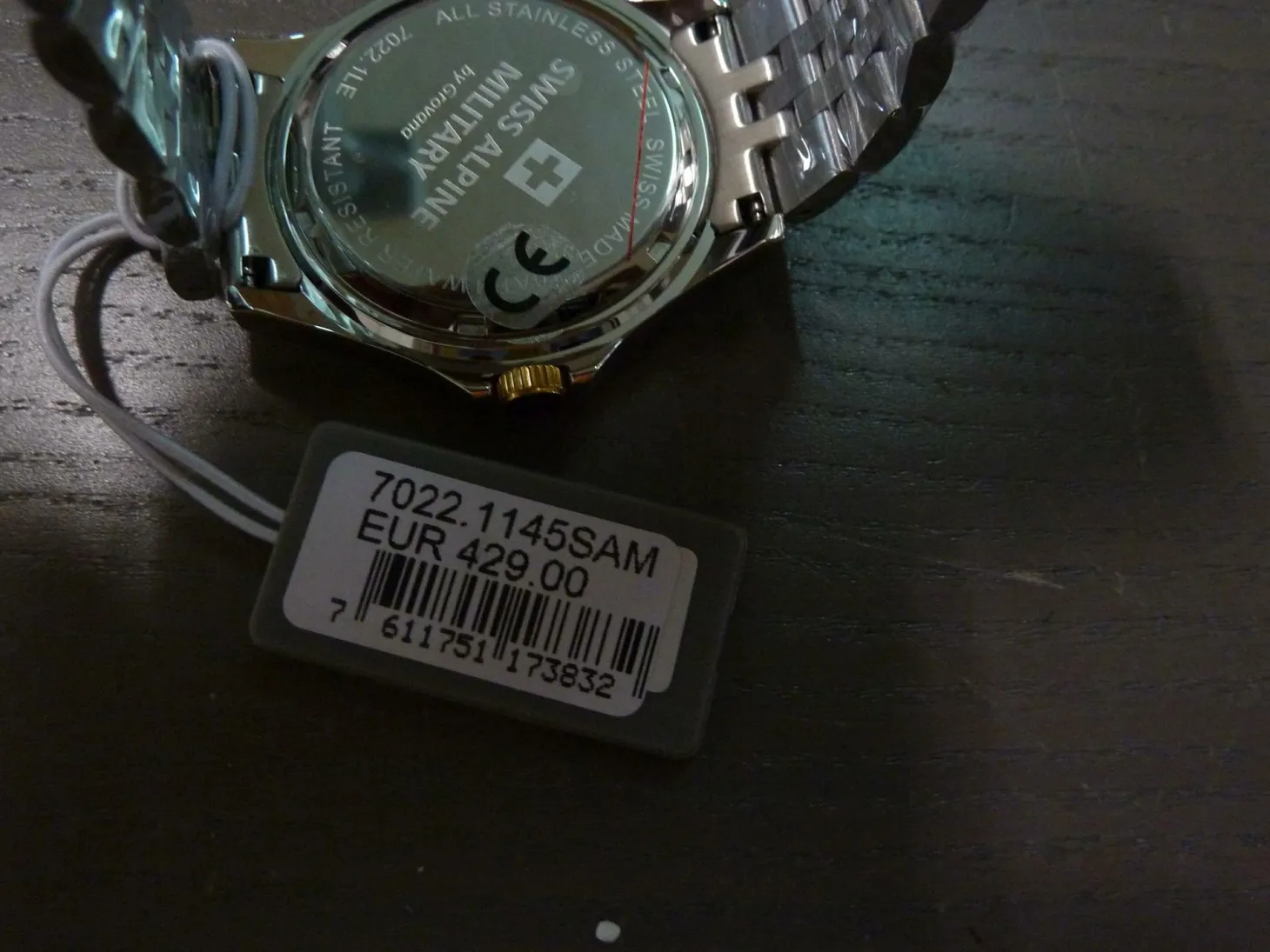 Swiss Alpine Military Herren Armbanduhr Edelstahl 7053.1145