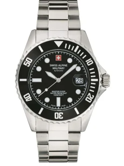 Swiss Alpine Military Herren Armbanduhr Master-Diver Analog Quarz 7053.1137