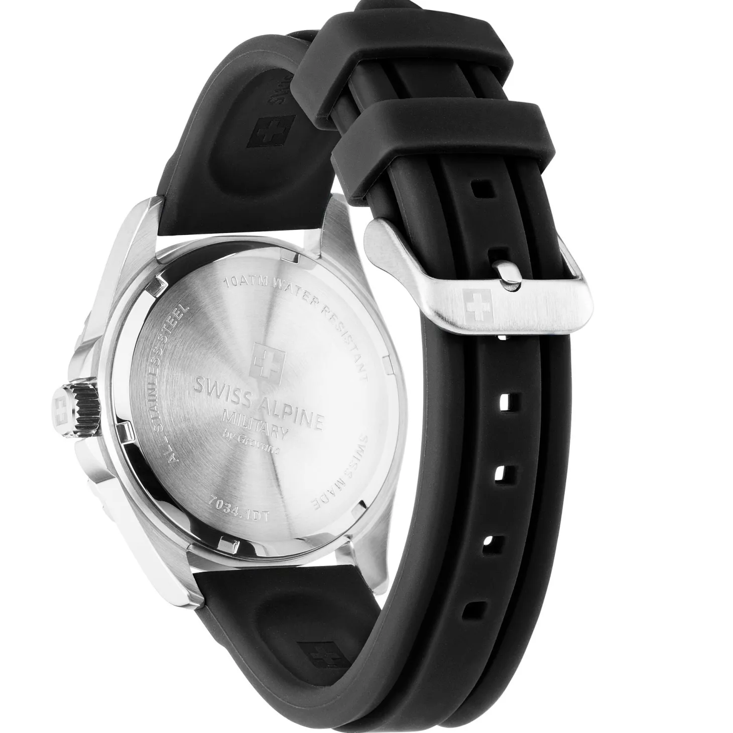 Swiss Alpine Military Herrenarmbanduhr Sierra Schwarz 7034.1837