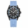 Swiss Alpine Military Herren Armbanduhr Chronograph Raptor hellblau 7029.9871