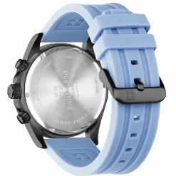 Swiss Alpine Military Herren Armbanduhr Chronograph Raptor hellblau 7029.9871