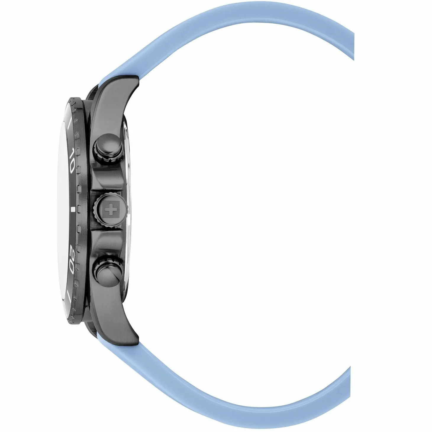 Swiss Alpine Military Herren Armbanduhr Chronograph Raptor hellblau 7029.9871