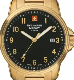 Swiss Alpine Military Herren Armbanduhr 40 mm Armband Edelstahl 7011.1117