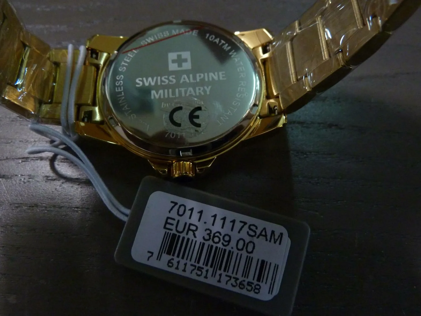 Swiss Alpine Military Herren Armbanduhr 40 mm Armband Edelstahl 7011.1117