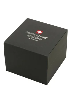 Swiss Alpine Military Herren Armbanduhr 42 mm Armband Leder 7022.9547