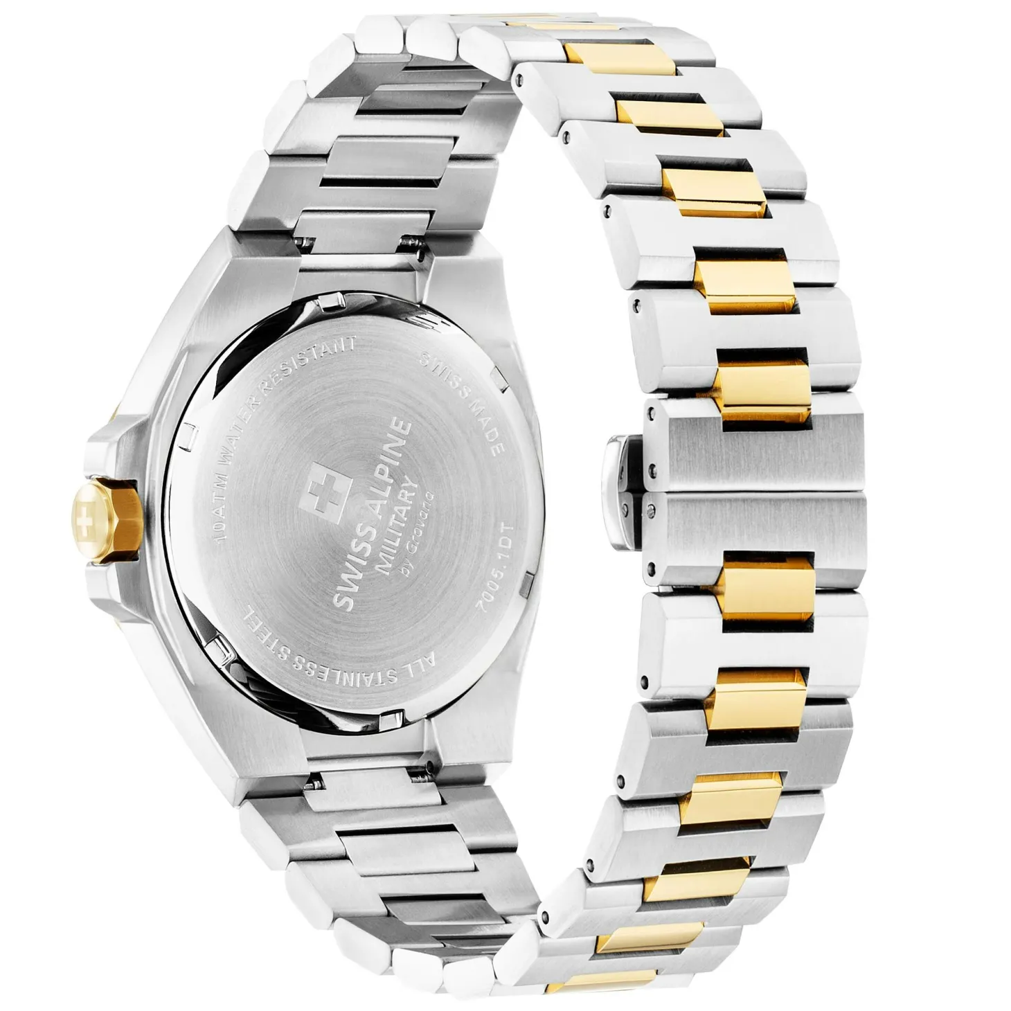 Swiss Alpine Military Herren Armbanduhr 42 mm Avenger silber 7005.1144