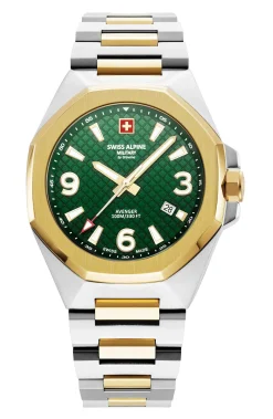 Swiss Alpine Military Herren Armbanduhr 42 mm Avenger silber 7005.1144