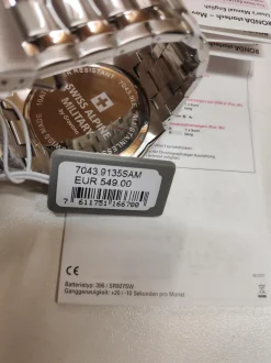 Swiss Alpine Military Herren Armbanduhr Chronograph 10 Atm 46 mm 7043.9235