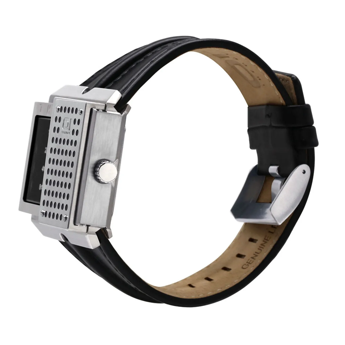 THE ONE Uhr Herren Binär-Armbanduhr Slider Watch SD128B1