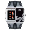 THE ONE Uhr Herren Binär-Armbanduhr Slider Watch SD126R1