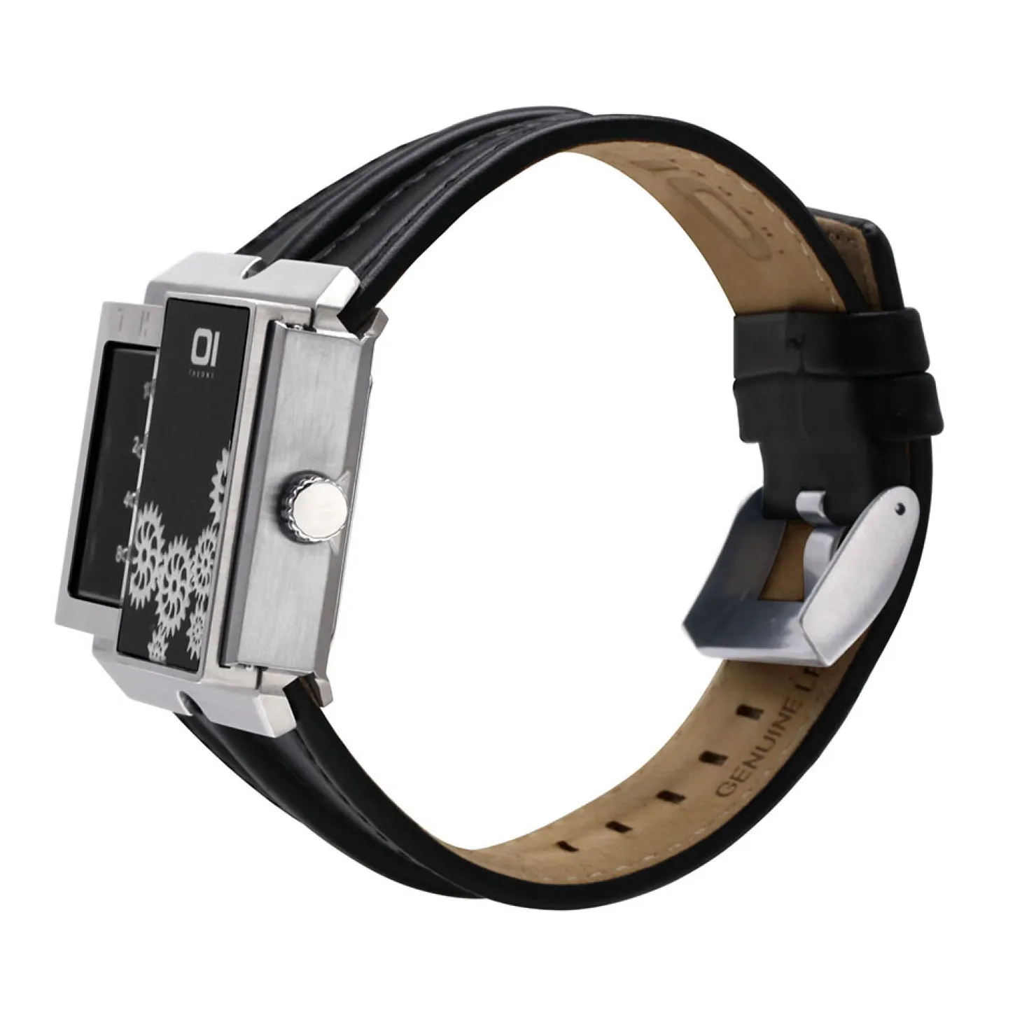 THE ONE Uhr Herren Binär-Armbanduhr Slider Watch SD126R1