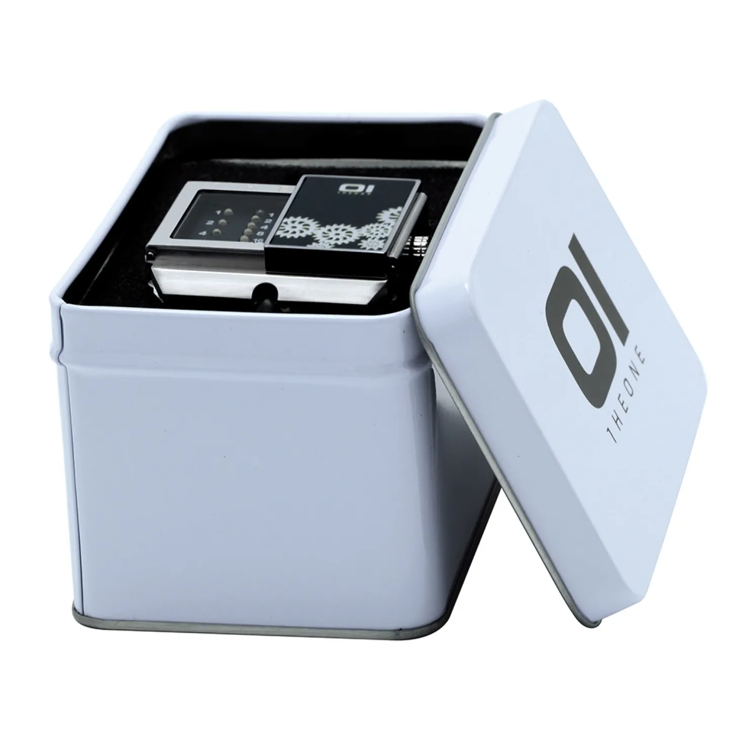 THE ONE Uhr Herren Binär-Armbanduhr Slider Watch SD126R1