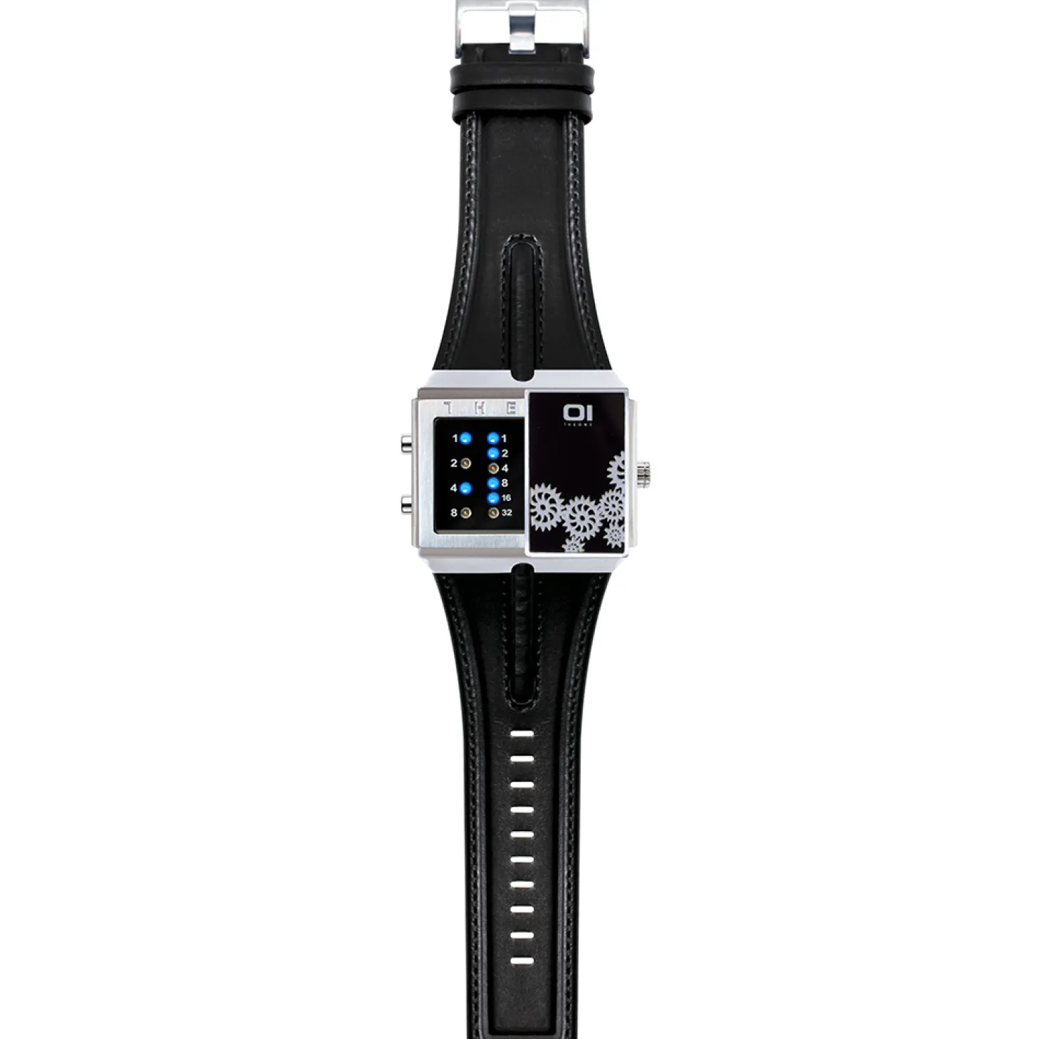 THE ONE Uhr Herren Binär-Armbanduhr Slider Watch SD126B1