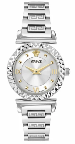 Versace Armbanduhr Damen Mini Vanity Silber VEGFA0325