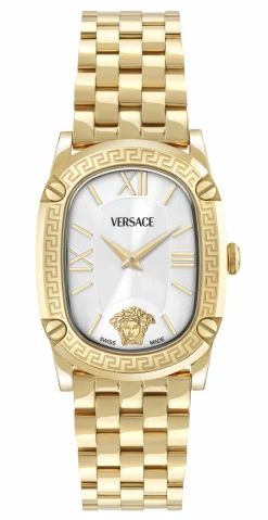 Versace Armbanduhr Damen Greca Couture Weiss VE1B01525