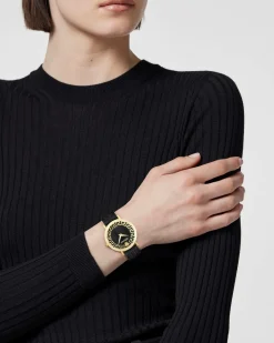 Versace Armbanduhr Damen Daedalus Schwarz/Gold VE9A00224