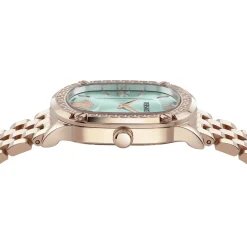 Versace Armbanduhr Damen Greca Couture VE1B01625 Blau Edelstahl