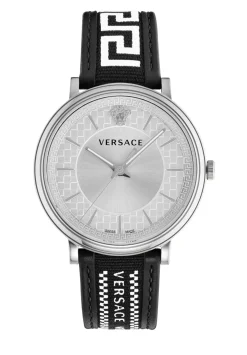 Versace Armbanduhr Herren V‑CIRCLE VE5A01021 Silber/Schwarz VE5A01021