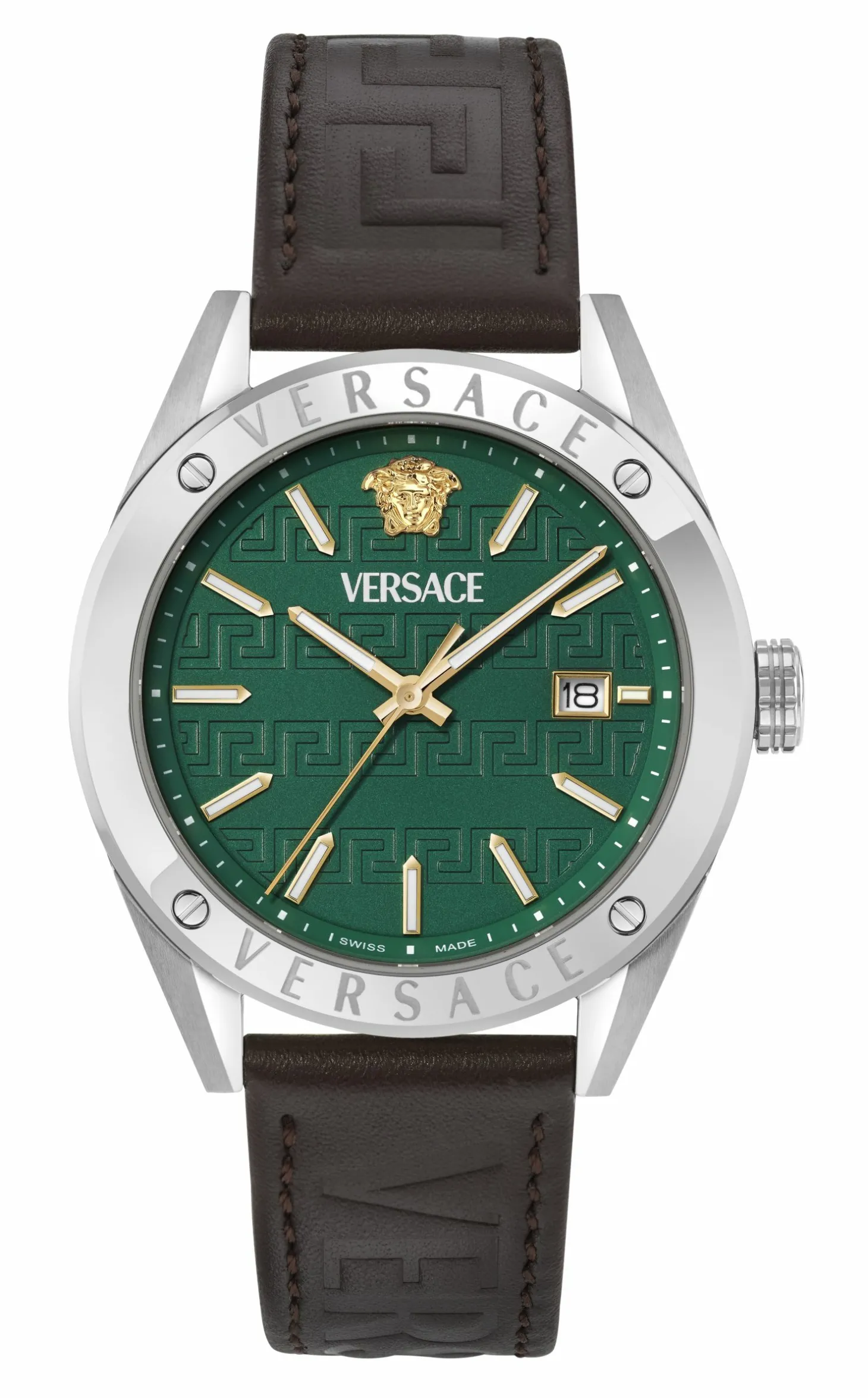Versace Armbanduhr Herren Vekha Athletics Grün Braun VEKHA0125