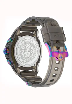 Versace Armbanduhr Sport CHRONO ACTIVE - 44MM - VEZ7-BLACK TRANSPARENT POLYCARBONATE VEZ701022