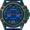 Versace Armbanduhr Sport CHRONO ACTIVE - 44MM - VEZ7-GREEN TRANSPARENT POLYCARBONATE VEZ701122