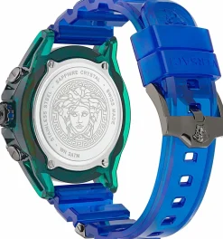 Versace Armbanduhr Sport CHRONO ACTIVE - 44MM - VEZ7-GREEN TRANSPARENT POLYCARBONATE VEZ701122