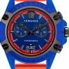 Versace Armbanduhr Sport CHRONO ACTIVE - 44MM - VEZ7-BLUE TRANSP. POLYCARBONATE CASE