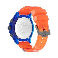 Versace Armbanduhr Sport CHRONO ACTIVE - 44MM - VEZ7-BLUE TRANSP. POLYCARBONATE CASE